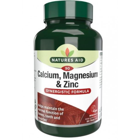 Natures aid kalcium-magnézium-cink tabletta 90 db
